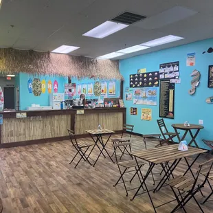 The main restaurant