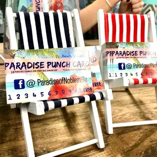 Punch cards. 11th one is free!