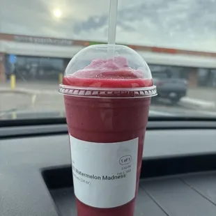 Watermelon Madness 24 oz smoothie
