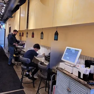 Hallway to the bathroom