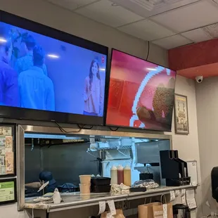 interior, sushi and sashimi