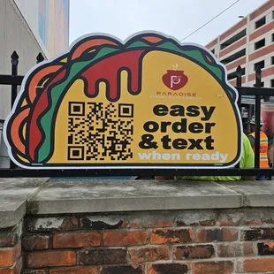 Order using this QR code