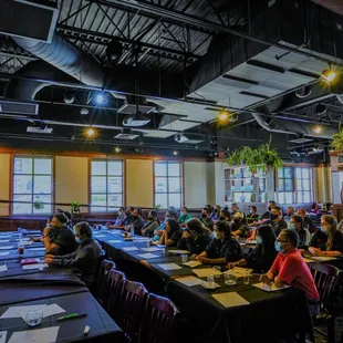 Corporate events for large gatherings to conduct your Conference room sessions, Lunch &amp; Dinner Parties, Team building and Happy Hours