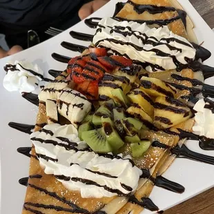 Trutti fruiti crepe