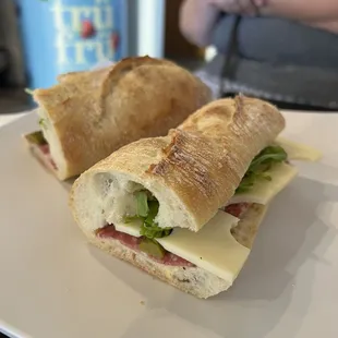 Parisian Sandwich with arugula
