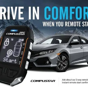 One of the best remote start/ alarm combos in the business! Sold at Paradise village!