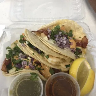 Shrimp tacos