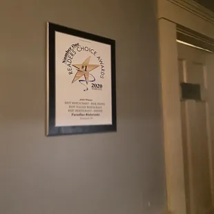 a framed picture of a star