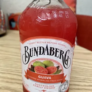 Tasty guava soda
