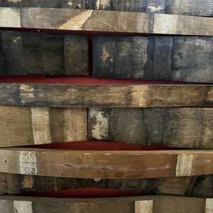 Cool wall accents from barrels