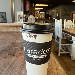 16oz oat milk latte