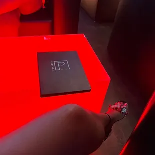 Menu and table