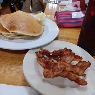 bacon and pancakes