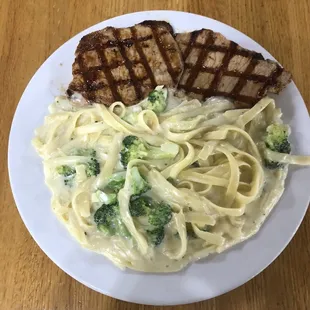 Italian Pork Chops pasta