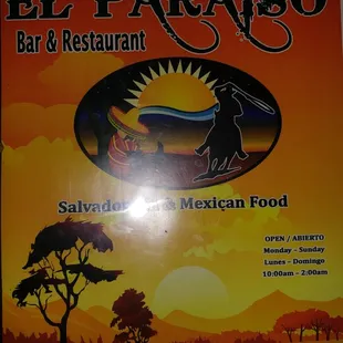a sign for a mexican restaurant