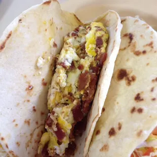 Mixed bacon and egg...my jam!
