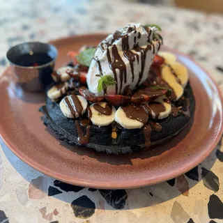 Charcoal Waffle (gf, v)