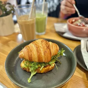 Brekkie Croissant Sandwich (AMAZING)