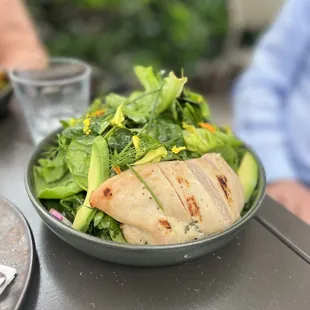 Golden Goddess salad with chicken