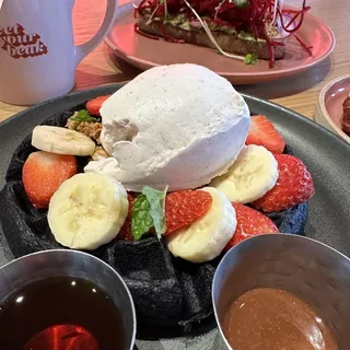 Charcoal Waffle (gf, v)