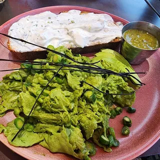 Green Scrambled Eggs (veg)