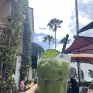 Iced Mint Matcha Latte