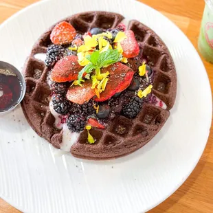 Berry Cacao Waffle