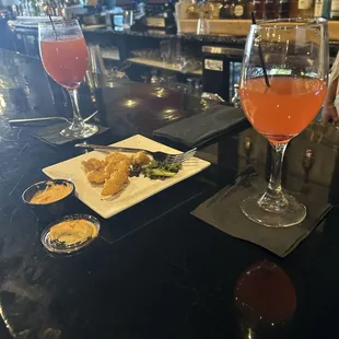 Catfish nuggets &amp;&amp;&amp; mimosas