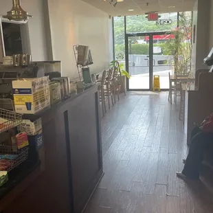 a woman sitting on a bench