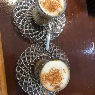 Two macchiato coffees!