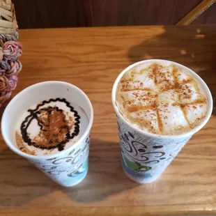 Mocha Cappuccino &amp; Caramel Macchiato