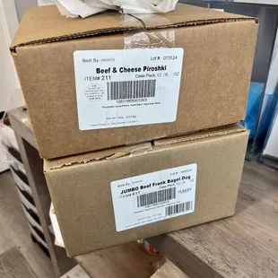 Beef &amp; cheese Piroshki and beef bagel dogs