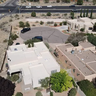 A suburban Albuquerque home transformed with our sleek, weather-resistant silicone roof coating.