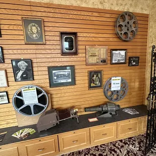 Historical info from the theater's past.