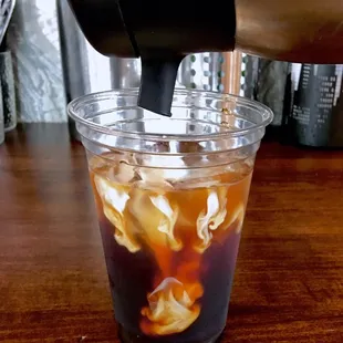 Hazelnut cold brew