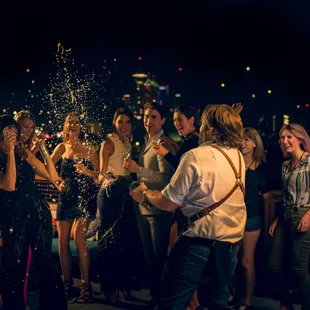 Christmas Party on the rooftop