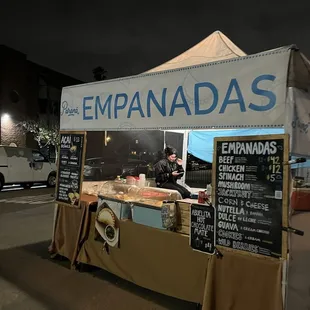 Their booth in North Park on a Thursday night - a mini Farmers market.