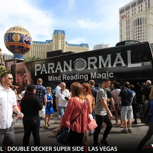 Paranormal bus on the Las Vegas boulevard