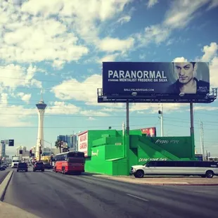 Paranormal- The Mindreading Magic Show Billboard in Las Vegas !