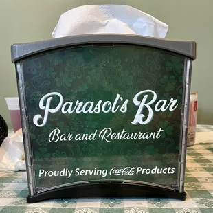 Parasol&apos;s Bar and Restaurant. Sorry, we devoured our poor-boys so quickly, no time for pictures. Burp!