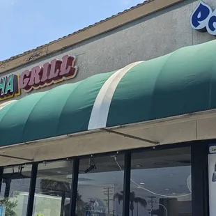 the front of a restaurant