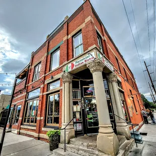 Front of the building