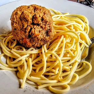 Spaghetti and Meatball (No Sauce)