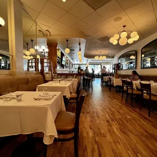 View looking towards the bar and entrance.