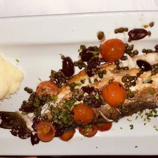 Branzino- didn&apos;t try it but my friend loved it!