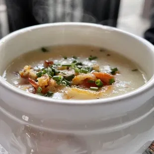 Bacon potato soup ($8)