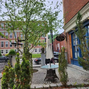 Outside the park. Great courtyard