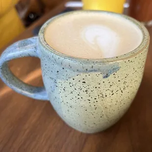 Carmel latte; have the option of having it made hot or iced