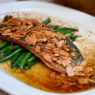 Truite Amandine/Trout with Almonds