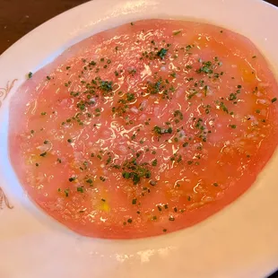 Tuna Carpaccio